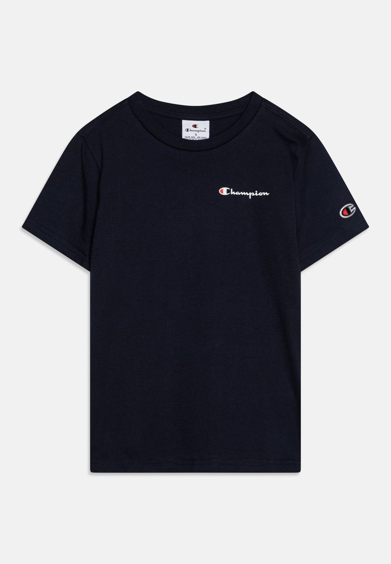 Champion - ICONS CREWNECK WITH SMALL LOGO - T-shirt basique - navy, Agrandir