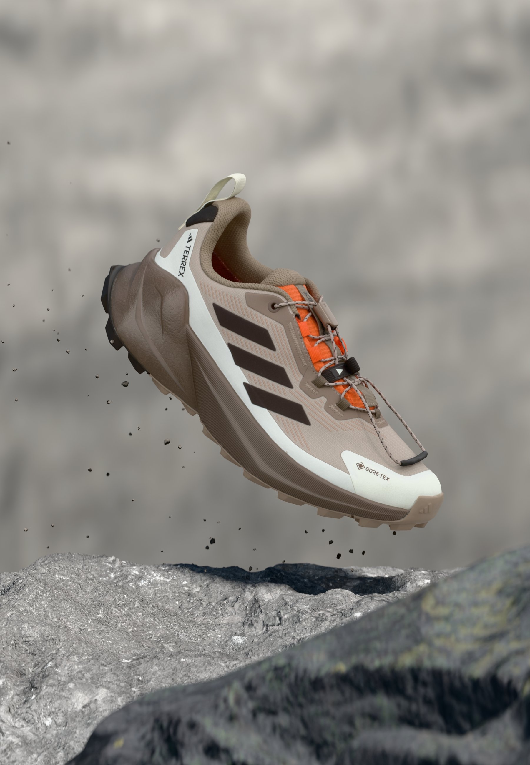 ゆたか adidas Terrex TRAILMAKER 2 GTX SPEED LACE - Hiking shoes - taupe