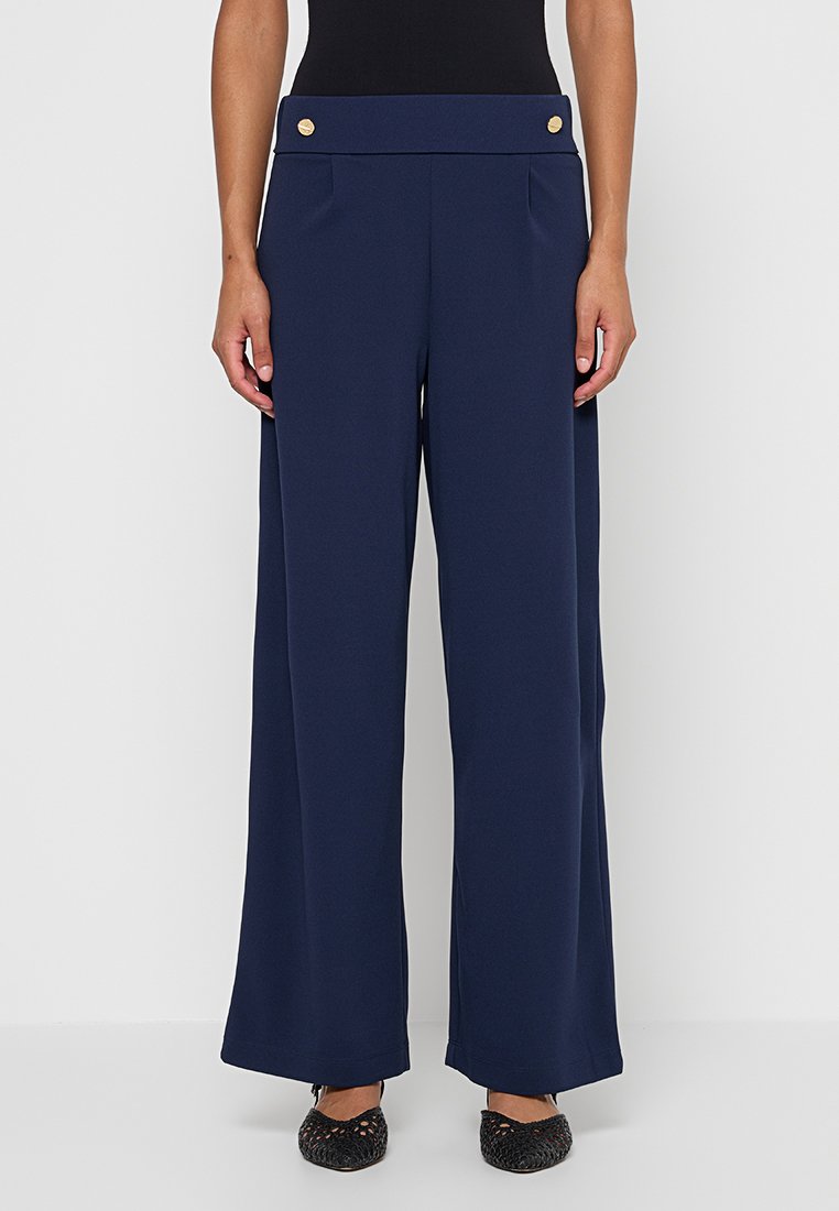 JDY Broek gemêleerd zwart