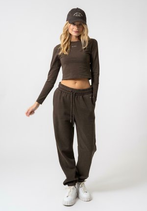 Maglietta a manica lunga - deep brown