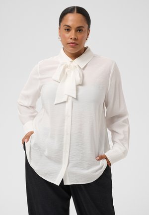 Kaffe Curve, KCGILA SHIRT - Πουκαμίσα με κουμπιά - chalk