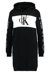 Calvin Klein Jeans BLOCKING STATEMENT LOGODRESS - Dnevna haljina - black
