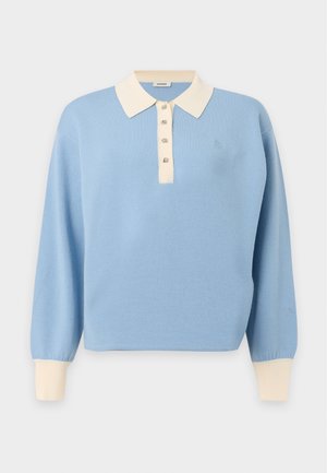 sandro, BLOCK CONTRAST - Pullover - bleu ciel