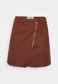 Obey Clothing RYAN SKIRT - Μίνι φούστα - sepia