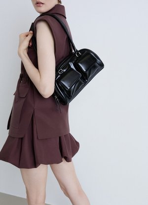 Calliope, BORSA TINTA UNITA - Handbag - ultrablack