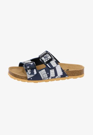 LICO ROCKY - Pantolette flach - marine grau