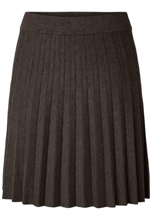 YAS, YASELENA PLEATED NOOS - Πλισέ φούστα - coffee bean/melange