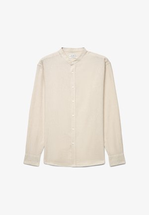 Calliope, CAMICIA TINTA UNITA - Shirt - beige chiaro melange