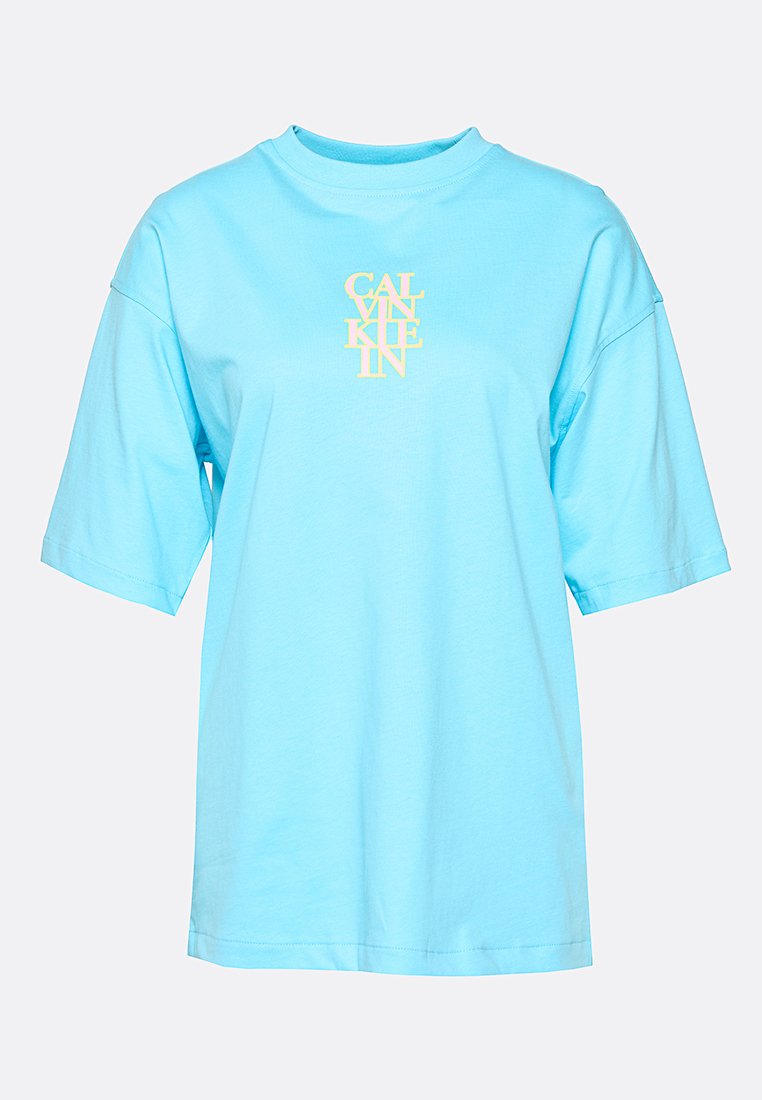 Calvin Klein Jeans T-shirt print blauw Calvin Klein Jeans T-shirt print blauw