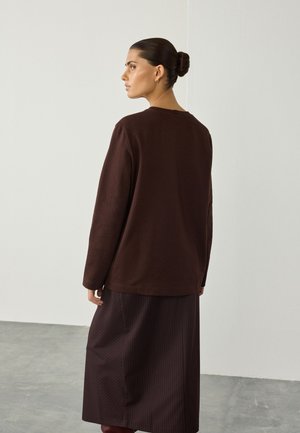 Next, LONG SLEEVE HEAVYWEIGHT GRAPHIC REGULAR FIT - Longsleeve - chocolate brown