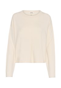 SLSpina Boxy - Stickad tröja - whitecap gray
