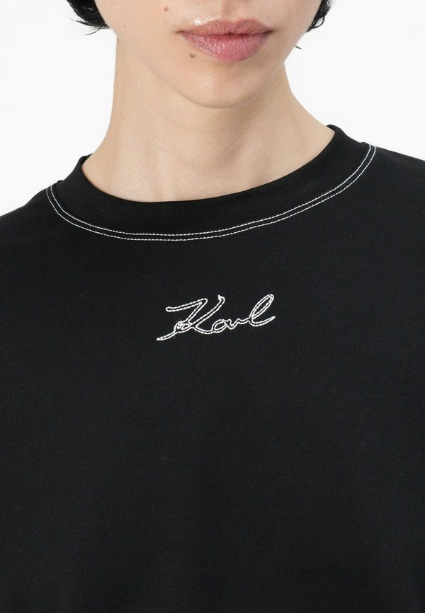 CONTRAST STITCH - Basic T-shirt2