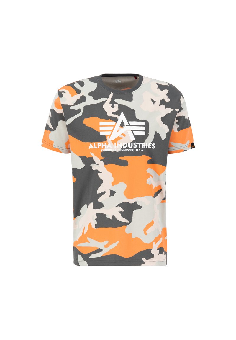 alpha industries T-shirt print oranje