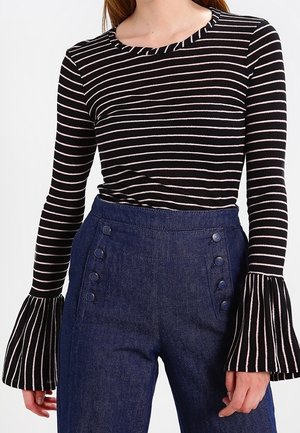 Top s dlouhým rukávem - black