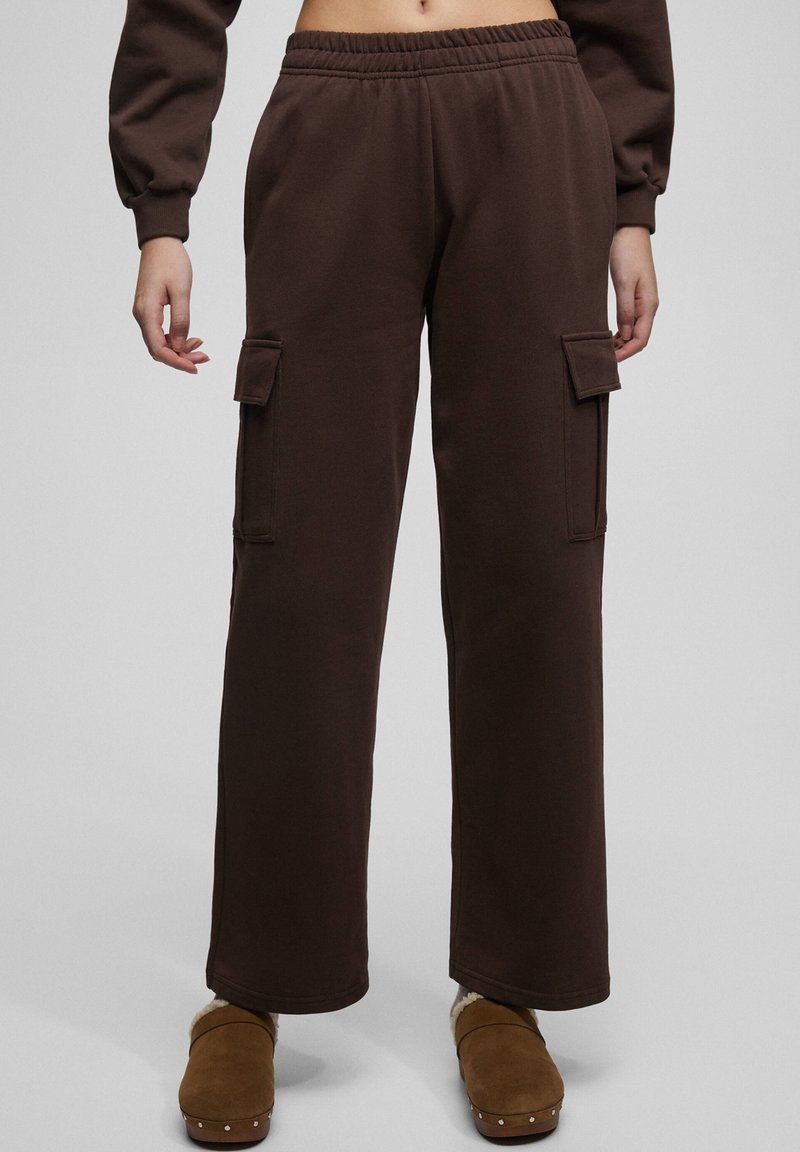 PULL&BEAR Cargobroek mottled brown/gemêleerd bruin Zalando.nl