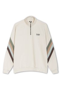 Kaotiko CREW WALKER SOCIETY ZIPPER UNISEX - Felpa - bone