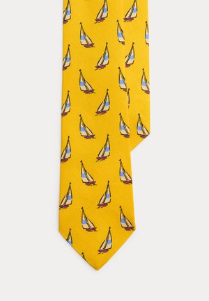 Polo Ralph Lauren, SAILBOAT LINEN TIE - Cravate - yellow