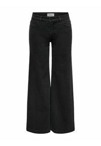 ONLCALIFORNIA WIDE  - Flared Jeans - washed black
