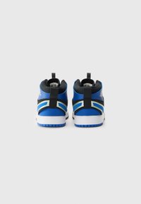 Jordan JORDAN 1 MID UNISEX - Sneakers alte - black/game royal/silver-coloured