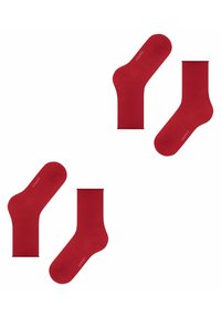 Esprit BASIC PURE 2-PACK - Socken - red pepper