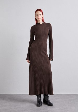 TULIP DRESS - Maxi šaty - dark brown