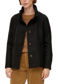 s.Oliver MIT STEHKRAGEN - Übergangsjacke - schwarz