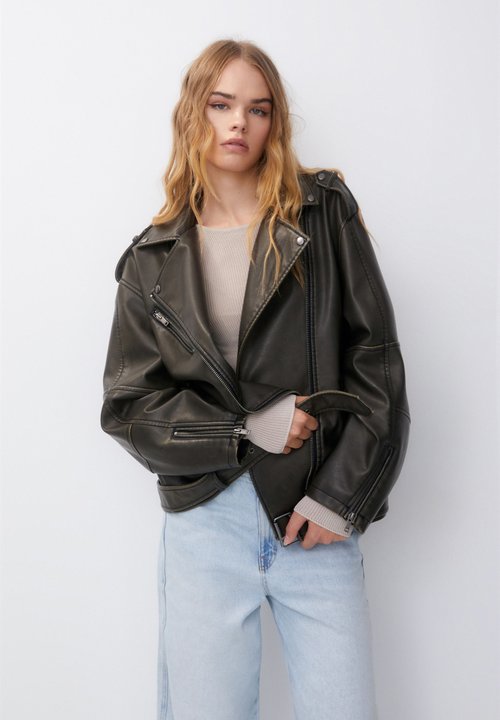 Vestes en cuir femme | Zalando