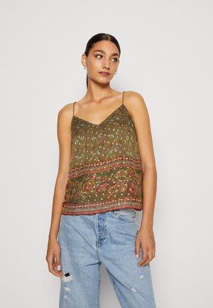 Vero Moda VMLUCY STRING SINGLET BOHO  - Μπλούζα - kalamata