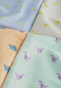 Next 4 PACK - REGULAR FIT - Muslintæppe - bright dinosaur print