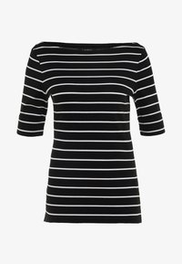 Não selecionado, black/white