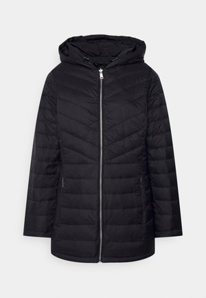 REVERSIBLE DOWN COAT - Dunkåpe / -frakk - black
