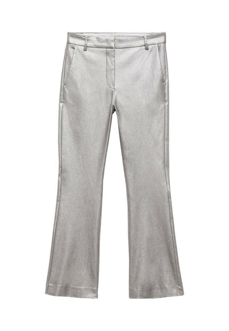 Mango Broek zilverkleurig Mango Broek zilverkleurig