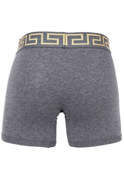 Versace 2ER PACK - TOPEKA NEW LOGO - Boxerky - schwarz grau