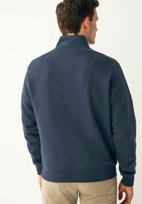 Next HALF ZIP FUNNEL NECK - Sudadera - mottled blue