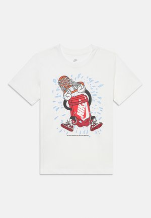 TEE BOXY DUNK UNISEX - Print T-shirt - white