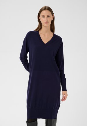 PAULA - Svetríkové šaty - midnight magic