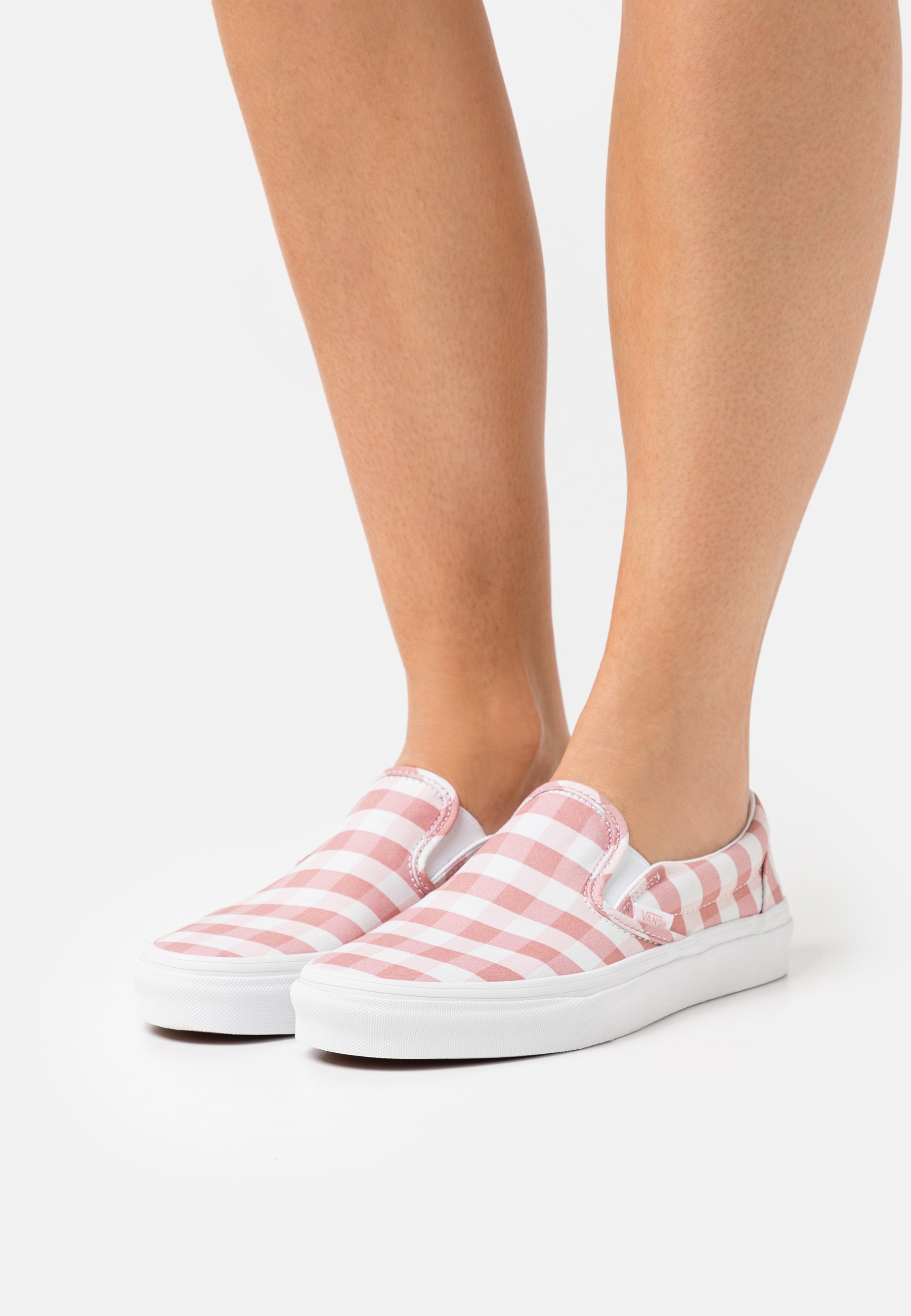 Vans CLASSIC - Instappers - rosette/true white/roze - Zalando.nl
