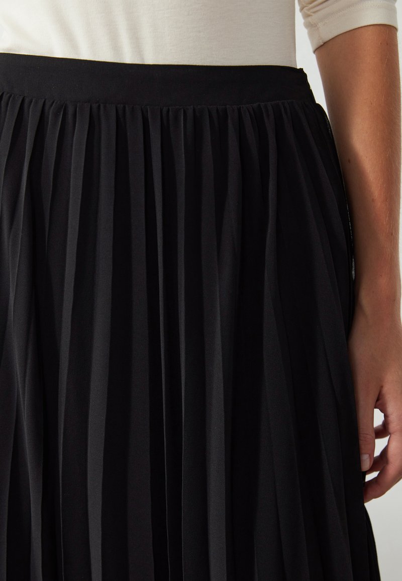 Zalando Dark Grey Pleated Maxi Skirt Anna Field By Zalando Pleated