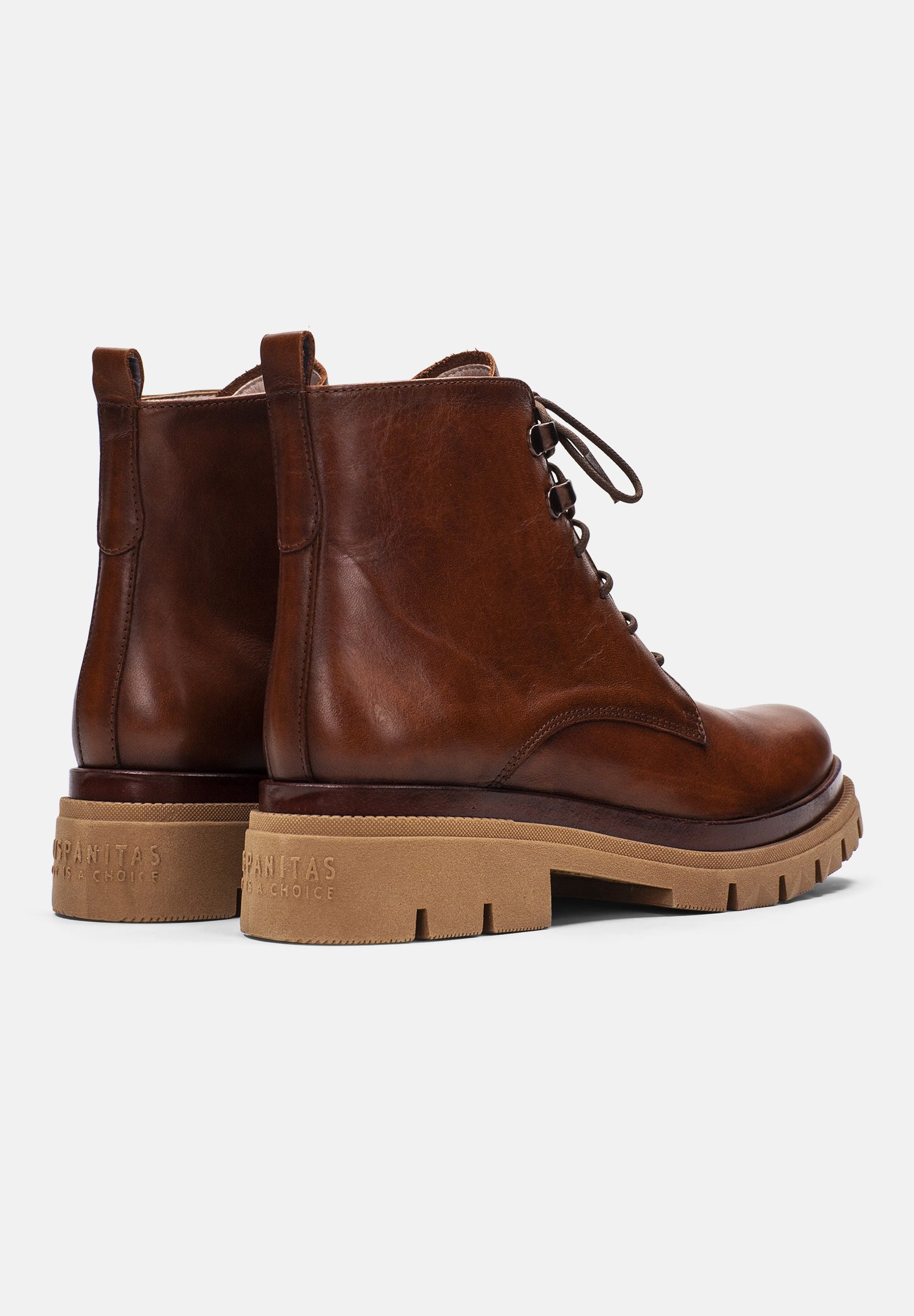 Hispanitas ALISON - Botines con cordones - cognac/coñac - Zalando.es