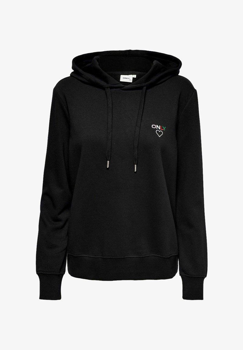 ONLY LOGOPRINT - Hoodie - black
