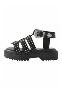 Niet geselecteerd, black western studded