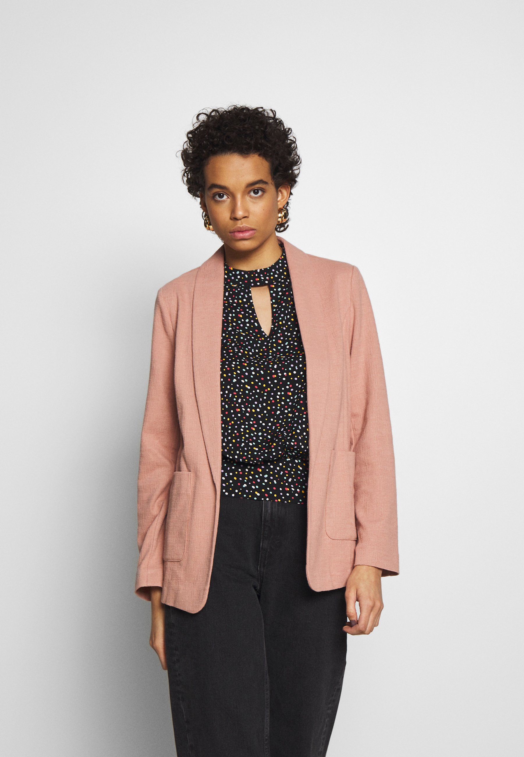 Dorothy Perkins Blazer pink Zalando.no Dorothy Perkins EDGE TO EDGE JACKET - Blazer - pink