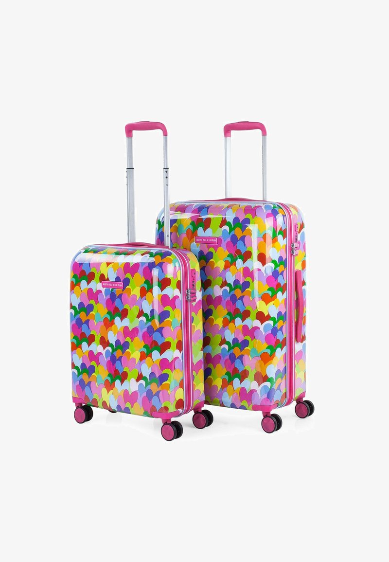 Agatha Ruiz de la Prada JUEGO DE MALETAS 50/60CM - Juego de maletas - fucsia