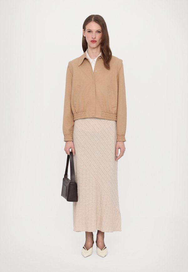 BELFORD - A-line skirt - beige2