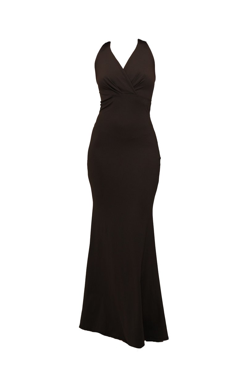 Robe Noire Débardeur Saloos - Taille 46, Polyester, Longueur Genou, Neuf Avec étiquette