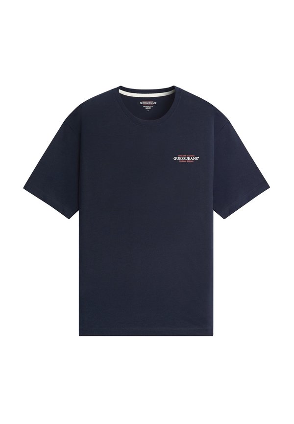 SLIM AMERIC - Basic T-shirt - dunkelblau2
