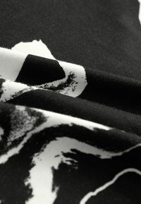 Next SHORT SLEEVE CREW NECK   REGULAR FIT - Marškinėliai su spaudiniu - monochrome