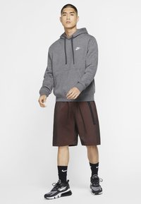 Nike Sportswear SPORTSWEAR CLUB FLEECE - Mikina - charcoal heather/anthracite/white