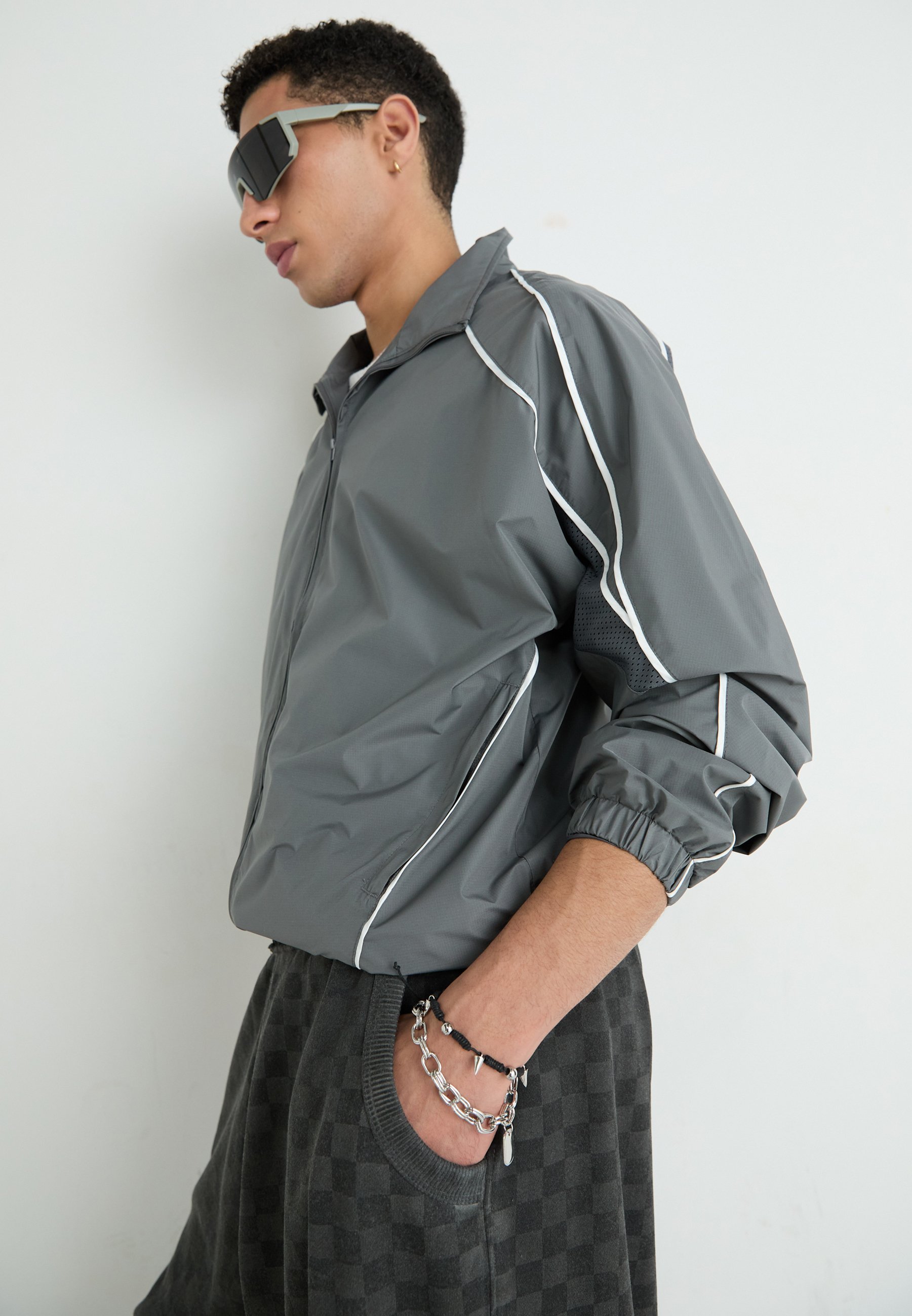 Jaded London VAPOR - Training jacket - grey - Zalando.co.uk