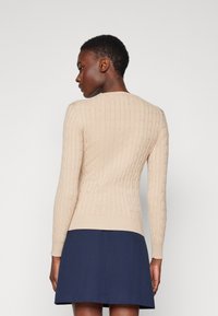 GANT STRETCH C NECK - Pullover - dry sand